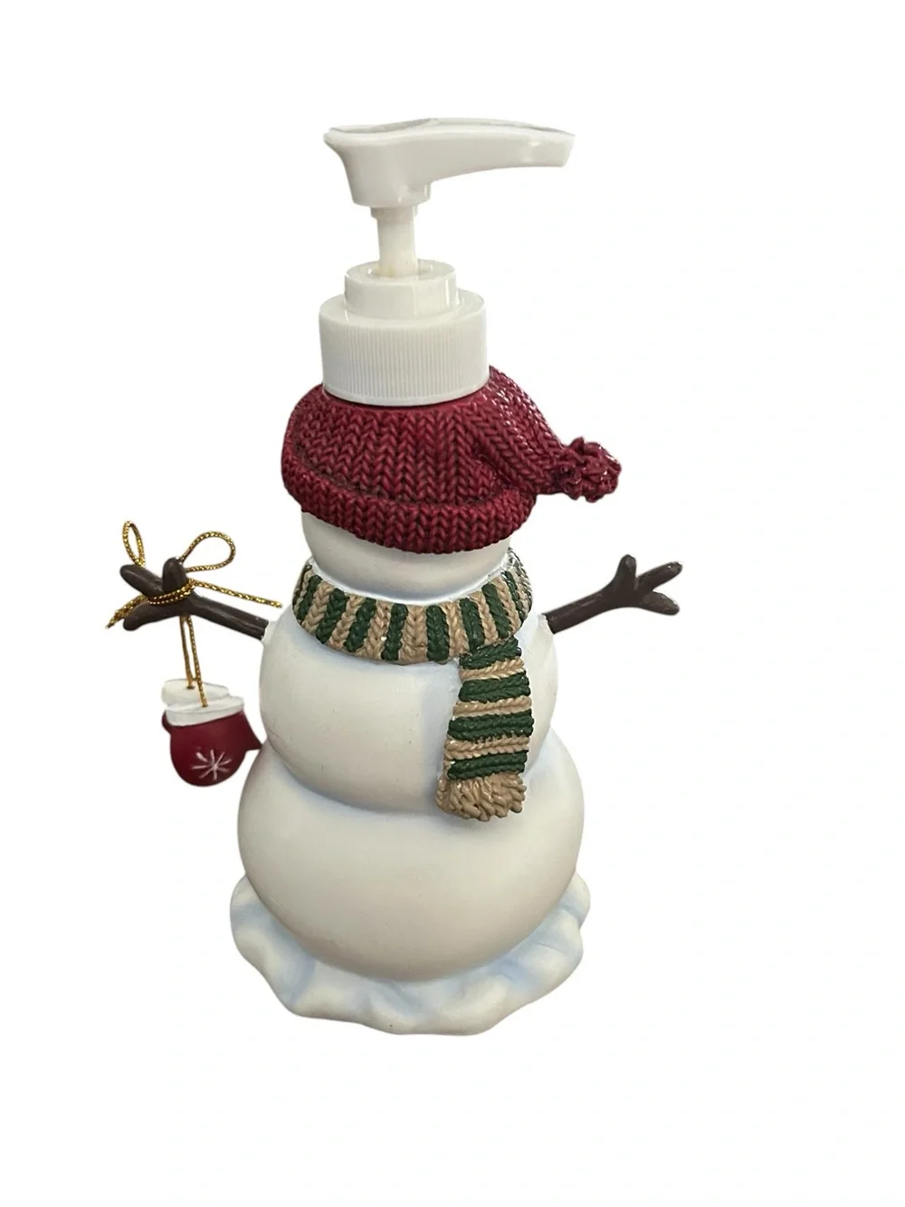 Snowman Soap Lotion Pumps Dispenser Lot Christmas Holiday‎ Bathroom Decor Winter